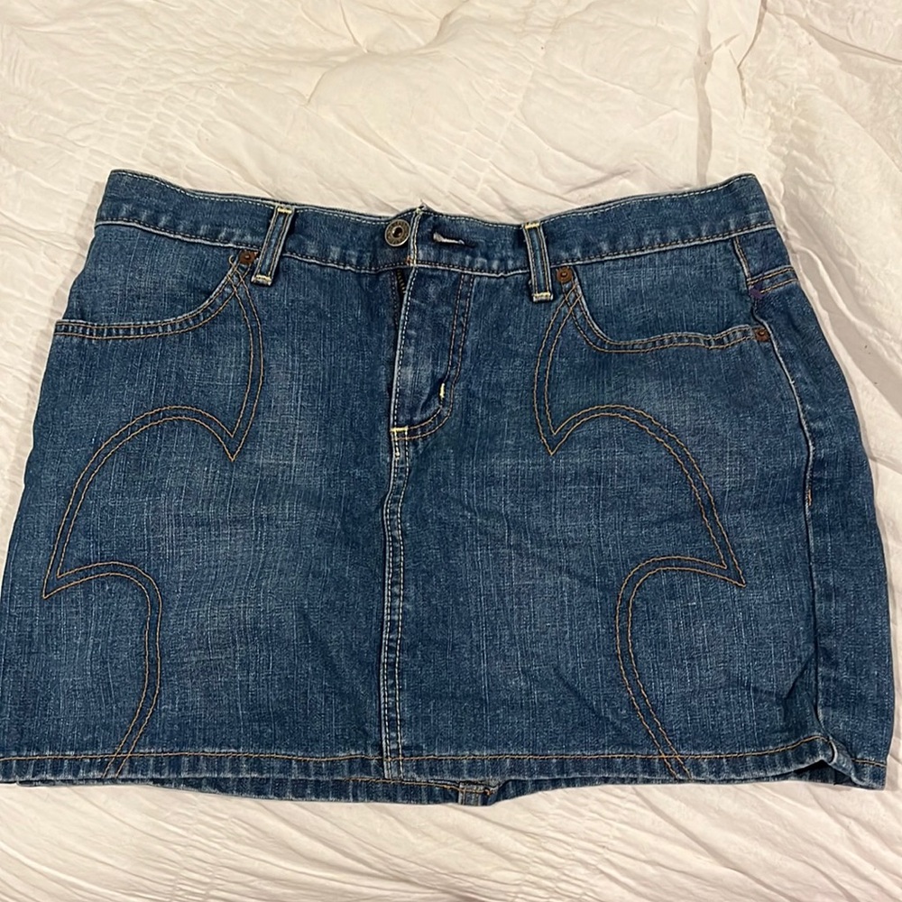 Guess denim mini skirt